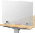 Portable Frosted Acrylic Desk Divider - Free Standing Privacy Panel for Office & Home - Ideal Student Test Shield & Desktop Privacy Solution