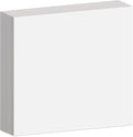 Reskid White Cardstock Thick Paper - Blank Heavy Weight 110 lb Cover Card Stock - 100 Pack (5x5, Inches)
