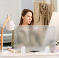 Acrylic Privacy Screen - Frosted Free Standing Desk Divider Panel, Portable Table Top Visual Distractions Shield for Offices & Schools (Clear-B, 100x30cm/39.4x11.8in)