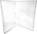 (25) CheckOutStore Plastic Storage Cases for Rubber Stamps, 1/2" (14mm) inch Spine Size (Clear)