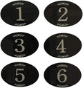 StayMax Locker Number Signs Door Sign with Self-Adhesive Tape Number Black (1-200)