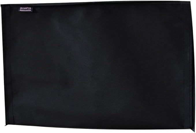 BroilPro Accessories Outdoor 55" TV Set Cover,Scratch Resistant Liner Protect LED Screen Best-Compatible with Standard Mounts and Stands (Black)