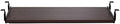 Lorell Mahogany Laminate Keyboard Tray