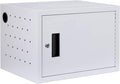 Learniture Structure Series 12-Device Charging Station for Laptops and Tablets, Wall-Mount Lockable Charging Cabinet for 12 Tablets/Chromebooks, Gray