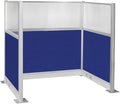 Versare Pre-Configured Hush Panel Electric Cubicle | Workstation Divider Walls | Cubicle Privacy Panels | Office Partition Walls