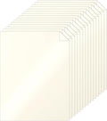 Silunkia 40 Sheets Cream Shimmer Cardstock 8.5 x 11 Ivory Paper, 75lb Off White Paper Card Stock for School Crafting, Cards Making, Business Cards, Wedding Invitations, Menus
