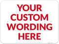 Custom Sign, Personalized Metal Signs, Customize for Office, Business, Workplace, Office, Home, Delivery Signs 18x24 Inches, Rust Free .063 Aluminum, Fade Resistant, Made in USA by Sigo Signs