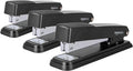 Amazon Basics Desktop Stapler, Full-Strip, 20 Sheet Capacity, Black, Pack of 12