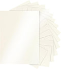 Silunkia 28 Sheets Cream Shimmer Cardstock 8.5 x 11 Off White Paper, 92lb Heavyweight Glossy Paper Card Stock for DIY Cards Making, Business Cards, Wedding Invitations, School Crafting, Menus