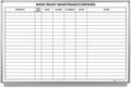 Make Ready Maintenance/Repairs Whiteboard 48" x 36"