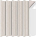 Tao.space 6 Pack Acoustic Panels 3D Wave Sound Proof Foam for Walls, 47.2"x11.8" Self-Adhesive Sound Absorbing Panels for Noise Reduction in Home Office & Studio, Decorative Wall Tiles (Camel)
