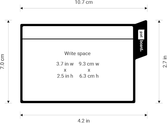 PATboard Scrum Board and Kanban Board - 16 Task Cards Medium - with nanocups® for Glass - Green