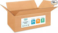 Large Shipping & Moving Boxes 24x14x8 inches (10-Pack) - Extra Strength 200 lb vs Regular - Corrugated Large Boxes for Moving - Shipping Box for USPS, UPS, FEDEX by IDL Packaging