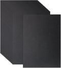 LIVHOLIC 100 Sheets Black Colored Card Stock Paper 92LB 250GSM A4 Thick Construction Paper Smooth Cardstock for DIY Crafts Scrapbooking