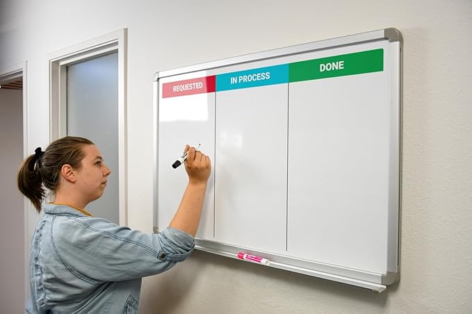 Kanban Whiteboard 60" x 40"