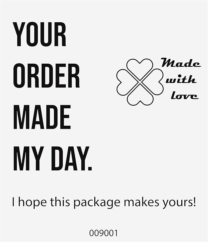 200 Thank You Cards for Small Business, 3.5" x 3” – Essential Order Inserts, Customer Appreciation & Thank You Notes