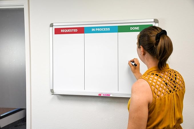 Kanban Whiteboard 36" x 24"