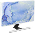 Baocicco Modern Violet Marble Waterproof Computer Monitor Dust Cover Anti-Static Dustproof Protective Cover for LCD/LED/HD 26, 27, 28 Inch Decorative Monitor Accessories Covers for Computer Screen