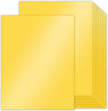 Double Sided Gold Cardstock 8.5 x 11 Metallic Paper, Goefun 100 Sheets 80lb Shimmer Card Stock for Printing, Copy, Invitations, Card Making