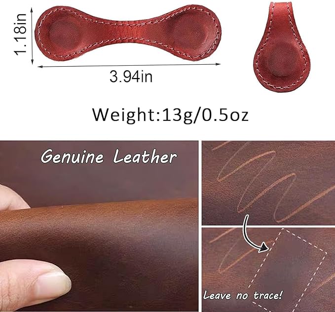 Personalized Magnetic Leather Bookmark, 26 Letters Custom Leather Bookmarks, Handmade, Leather Magnetic Bookmark for Book Lovers Readers Women Kid(Purple，F）
