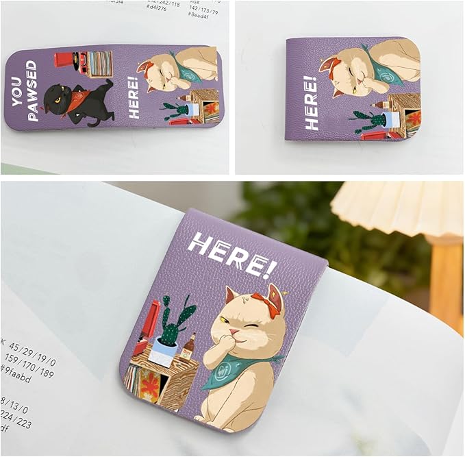 Magnetic Bookmark Clip Personalized for Readers, Custom Name Magnetic Page Marker for Books,Funny Bookmark Gifts for Book Lover, Teachers, Student, Women and Firends