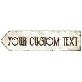 Rustic Custom Sign, Personalized Metal Signs, Gift for Him Men Dad, Man Cave, Indoor and Outdoor Use 3x12 Inches, ACM Left, Fade Resistant, Made in USA by Sigo Signs