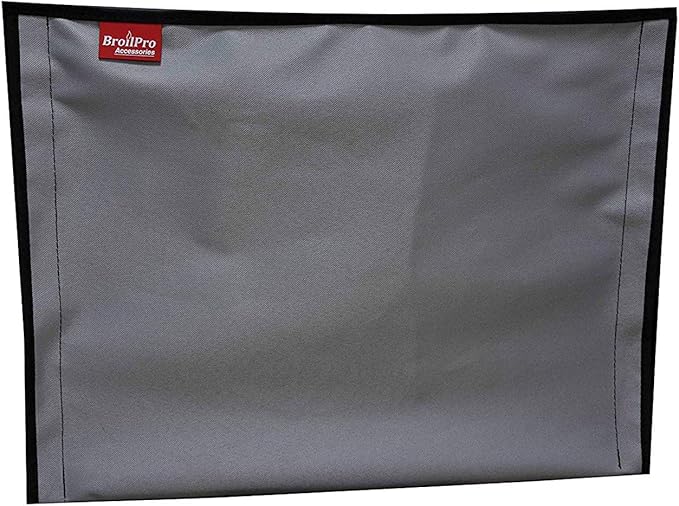 BroilPro Accessories Outdoor 22"-24"-26" TV Set Cover,Scratch Resistant Liner Protect LED Screen Best-Compatible with Standard Mounts and Stands (Gray)