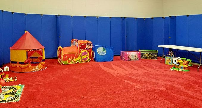Versare MP10H Portable Folding Wall Partition | Economical 5 Panel Design | Portable Room Divider On Wheels | Adjustable, Freestanding Setup | Multiple Widths