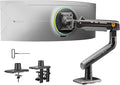 NB Ergonomic Gaming Monitor-Arm for Flat/Ultrawide/Curved Monitors 27'' to 50 inch, Heavy Duty Mount Load up to 18 kg, VESA 75/100 mm Monitor-Mount A5