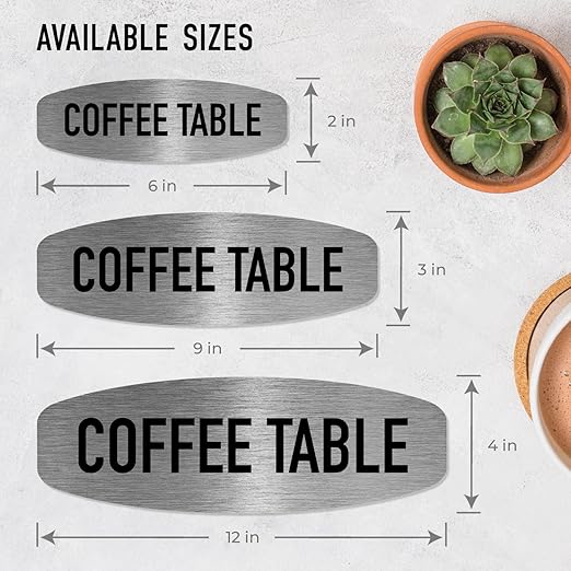 Custom Wall or Door Sign, Personalized Round Plaque Engraved Message for Bussiness, Property and Home Indoor/Outdoor, 2x6 Inches, Made in USA by Sigo Signs