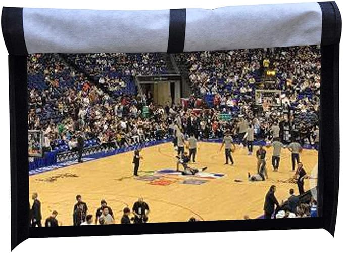 BroilPro Accessories Outdoor 70" TV Set Cover,Scratch Resistant Liner Protect LED Screen Best-Compatible with Standard Mounts and Stands (Gray)