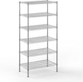 Regal Altair 21" Deep x 36" Wide x 74" Height Wire Shelving Kit | 6-Tier | NSF Commercial Storage Rack Unit