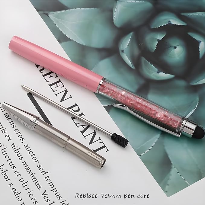 Yucold Customized Pens with Name/Logo - Touch Screen Stylus Ballpoint Pen, Perfect for Weddings, Business & Personalized Gifts (Multicolor,300)