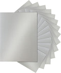 Silunkia 28 Sheets Shimmer Silver Cardstock 8.5 x 11 Metallic Paper, 250gsm/92lb Premium Heavyweight Card Stock for DIY Card Making, Greeting Cards, Wedding Invitations, Paper Crafting