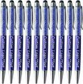 Yucold Customized Pens with Name/Logo - Touch Screen Stylus Ballpoint Pen, Perfect for Weddings, Business & Personalized Gifts (Royal blue,30)