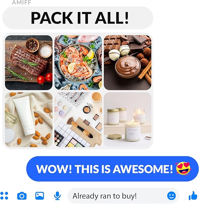 Amiff Silver Thermal Bubble Mailer, 12 x 17 Inches. 25 Pack Metallic Bubble Mailers. Self-Seal Insulated Mailers for Cold Shipping. Padded Envelopes Waterproof. Thermal Bag for Food, Cosmetics