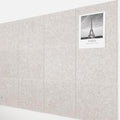 AKTOP Cork Board Bulletin Board 47"x35", 12 Pack Removable Felt Cork Board Tiles for Wall, Large Corkboard Notice Pin Board for Office, School & Home, 48 Safe Adhesive Tabs, 20 Push Pins, Latte
