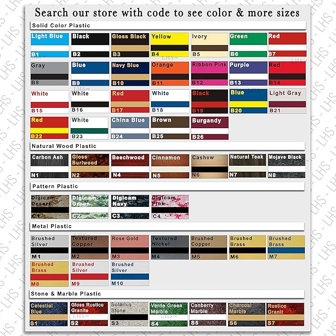 Custom Name Plate with Choice of Mounting for Walls, Doors, Cubicles, Hanging and More - Personalized Celestial Blue Plastic Gold Letters - USA Made 2x12 - S1