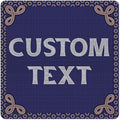 Custom Sign, Custom Street Sign, 11 Font Colors, 13 Font Styles, 4 Hole Options, 22 Sizes, 36x36 Inches, Rust Free DiBound, Fade Resistant, Made in USA by My Sign Center (Fauxsaic 1)