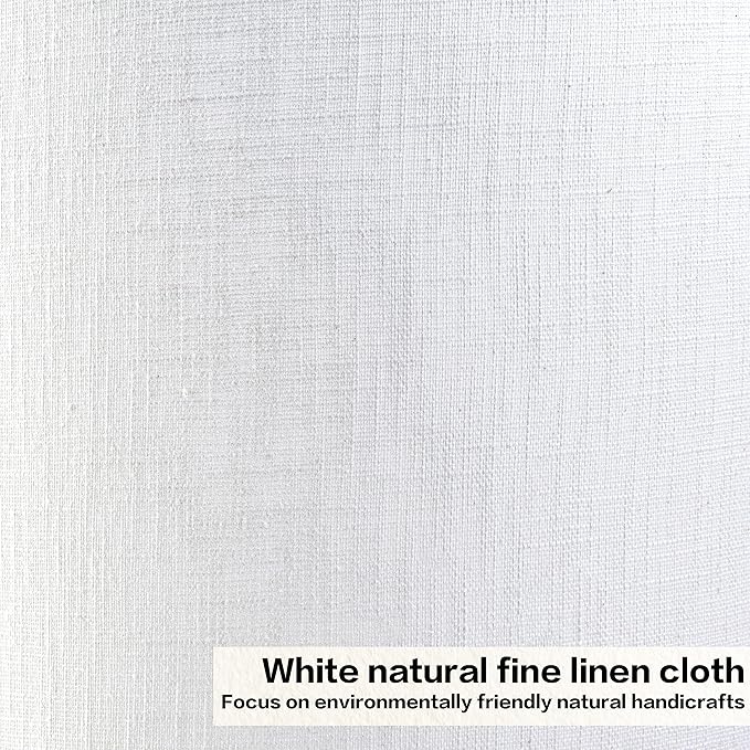 Large White Texture Lamp Shades-14"Top × 16" Bottom × 11" High(Spider), Drum Lampshades Replacemnt for Table Lamps Floor LampsRequired Assembly Bedrooms/Lights for Room-By GO&SO